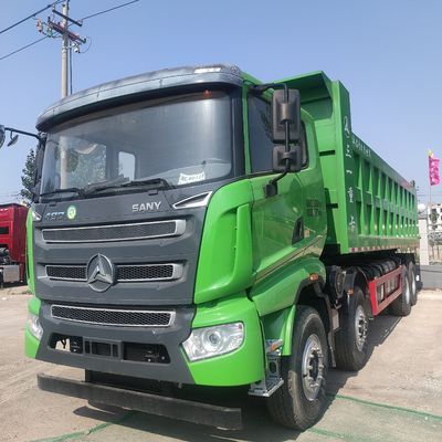 neumático 480 HP camión de carga pesada 8X4 usado 8.2m para devoluciones de devoluciones 30 días Política de devolución