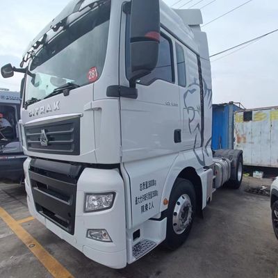 Caja de carga de acero al carbono 6X4 Tractor automático con 540 CV y asiento de suspensión neumática