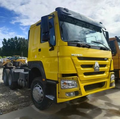 Camión pesado HOWO 371HP Tractor Camión de transporte usado para un mantenimiento fácil