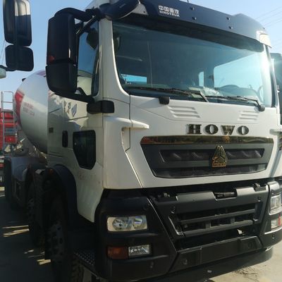 Pago completo Sinotruk chasis camión mezclador de hormigón con sistema de dirección hidráulica
