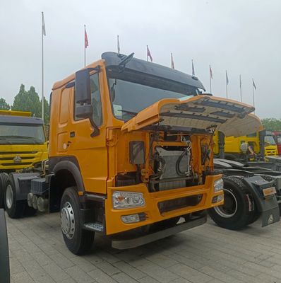 Dirección hidráulica HOWO Camión de transporte para remolque de semirremolques Certificado ECE
