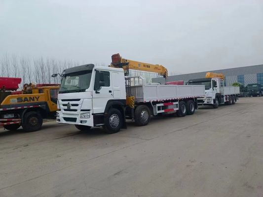 Sin esfuerzo 8X4 16t camión de carga hidráulico de carga recta grúa montada grúa móvil