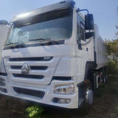 Transmisión manual 371 caballos de fuerza 6X4 camión de descarga con Cnhtc Haowo y motor diesel