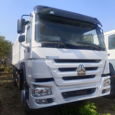 Transmisión manual 371 caballos de fuerza 6X4 camión de descarga con Cnhtc Haowo y motor diesel