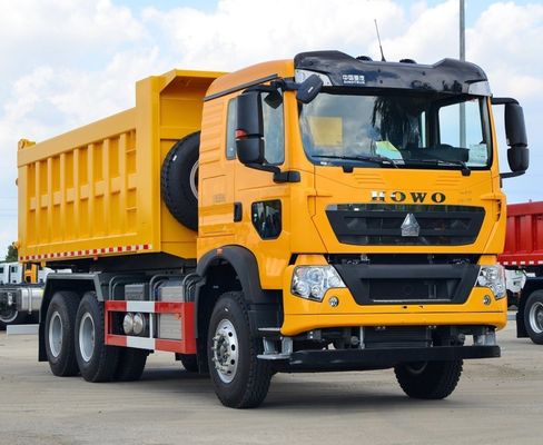 10 neumáticos 371/375/420 420HP 6X4 camión con remache camión de descarga para minería en buen estado utilizado