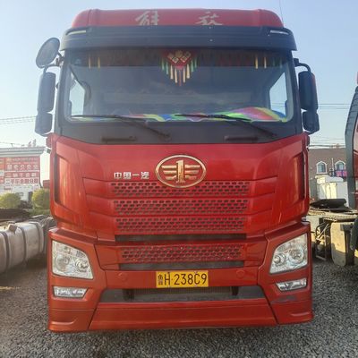 420HP FAW 6X4 camión tractor con transmisión manual y 6 meses de servicio postventa