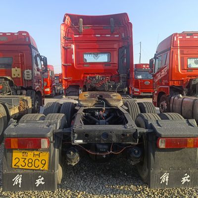 420HP FAW 6X4 camión tractor con transmisión manual y 6 meses de servicio postventa