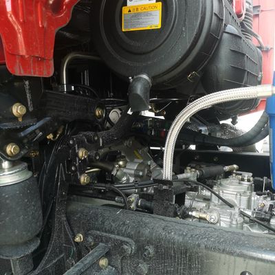 Caja de carga de acero al carbono FAW Jh6 LNG camión tractor de 530 CV con asiento de suspensión aérea