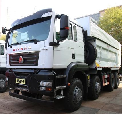 Sinotruk 6X4 camión de descarga de dirección hidráulica en color personalizado con certificación ISO