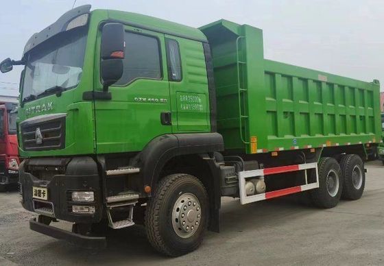 Dirección hidráulica con asistencia eléctrica Color personalizado 6X4 Chasis Sinotruk Camión de descarga