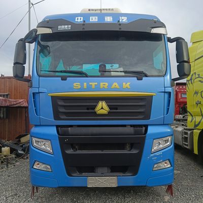 8 × 4 Zz4257n3247e1h 480 CV camión de remolque con semirremolque de GNC con depósito de combustible de 1000L y ≤5 asientos
