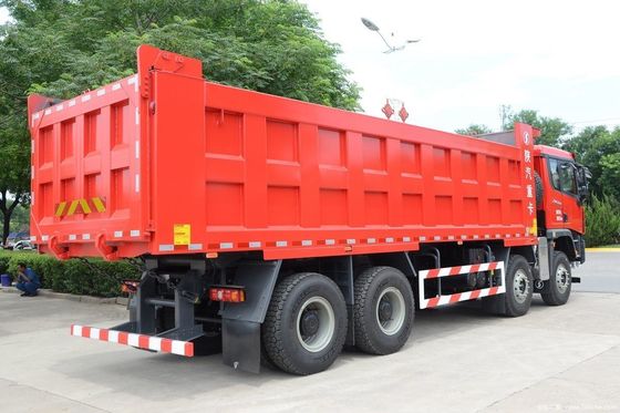 Camión de descarga de chasis Sinotruk usado con opción de color personalizada y dirección hidráulica