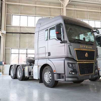 6 meses Servicio postventa Tractor de GNC de 480 CV con asiento de suspensión aérea 1000L Tanque de combustible