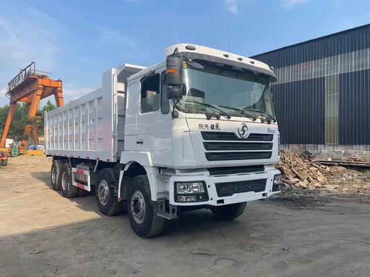 Shacman F3000 8X4 375HP camión de descarga usado con 4-6L de capacidad del motor estilo de elevación frontal