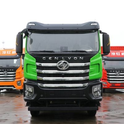 Camión tractor de ruedas motrices 6X4 Saic Hongyan Jiehu H6 con camiones de descarga y ≤5 asientos