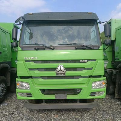Transmisión manual 6×4 Usado HOWO Chasis Sinotruk Camión de descarga con operación flexible