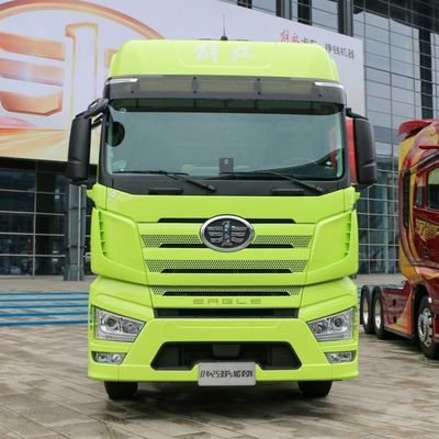4*2 6*4 GNL GNC Tractor cabeza de primer mover 380 420 460 510HP 6 10 ruedas cabeza de tractor camión