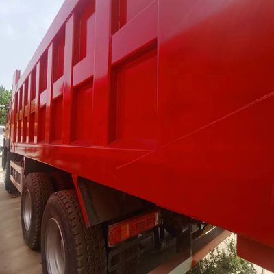 Dirección hidráulica Diesel HOWO371 camión de descarga para el rendimiento de trabajo pesado