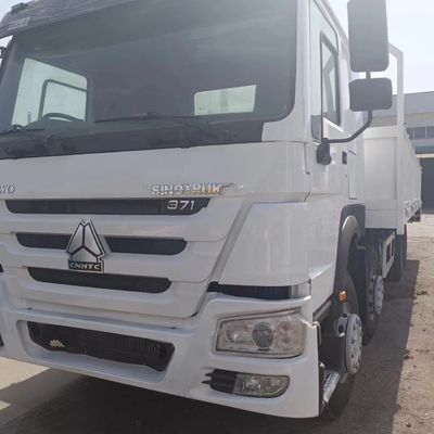 Durable HOWO 371 camión de basura para la construcción 6.8x2.5x3.8m 30 días de garantía de devolución de dinero
