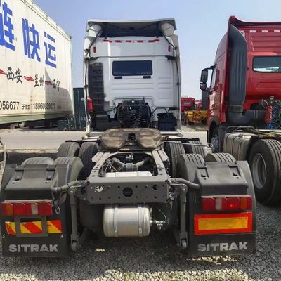 Camión de tracción de GNC de 480 CV con silla de suspensión aerodinámica con capacidad del motor &gt; 8L y tanque de combustible &gt; 400L