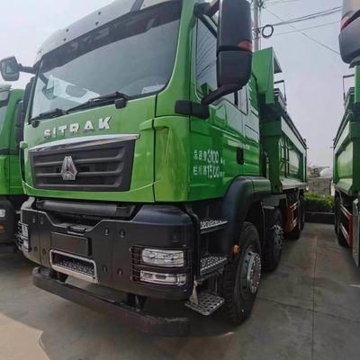 Cabina de aire acondicionado Sinotruk Chasis Vehículo pesado Dirección hidráulica Camión de descarga