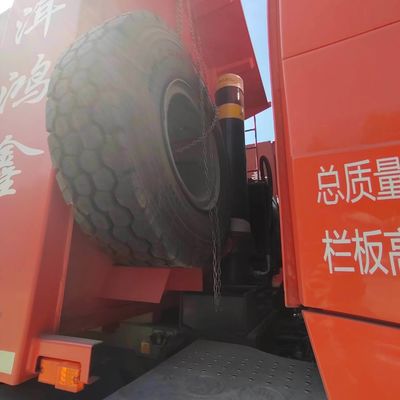 371 CV 20cbm Euro3 Weichai camión diésel con volante camión de minería con dirección hidráulica