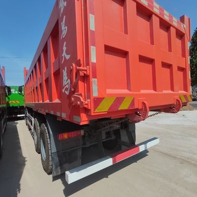 371 CV 20cbm Euro3 Weichai camión diésel con volante camión de minería con dirección hidráulica