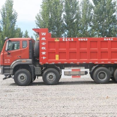 Venta de camión pesado 8X4 camión de basura con dirección hidráulica fácil pago inicial