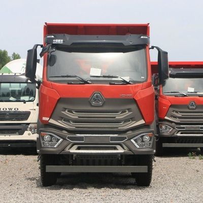Caja de carga de acero carbono de 21-30 t FAW 8X4 camión con neumáticos y sistema hidráulico de dirección asistida