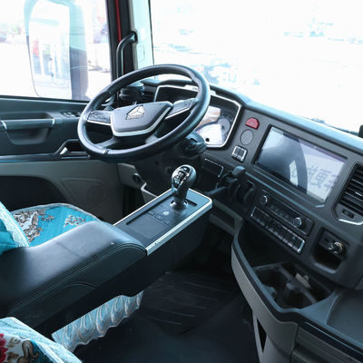 Tractor de GNC con asiento de suspensión aérea de alta capacidad para remolque de carga de carga pesada de 31-40 t