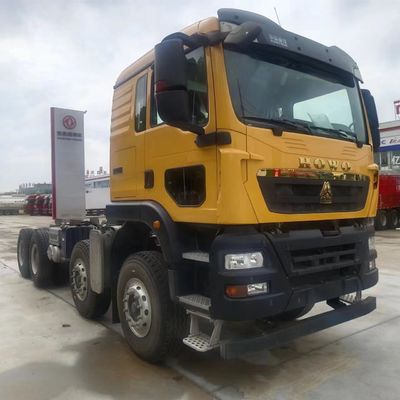 Camión de descarga de 4-6L de capacidad de motor HOWO para trabajos de construcción en 11x2.55x3.49m Tamaño