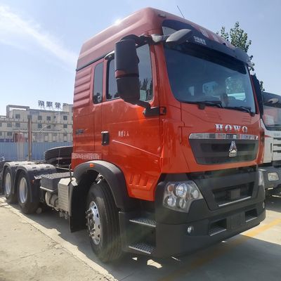 Transmisión manual de 6x4 ruedas motrices Haowo camión tractor de trabajo pesado con suspensión neumática
