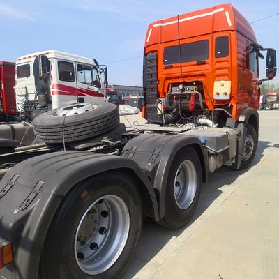 Transmisión manual de 6x4 ruedas motrices Haowo camión tractor de trabajo pesado con suspensión neumática