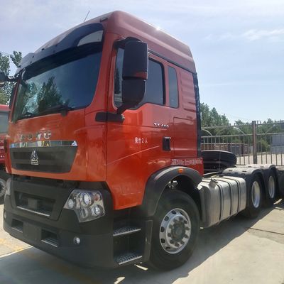 Transmisión manual de 6x4 ruedas motrices Haowo camión tractor de trabajo pesado con suspensión neumática