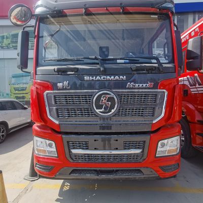 Camión tractor Shacman de tanque de combustible de 400L con transmisión manual y asiento de suspensión neumática