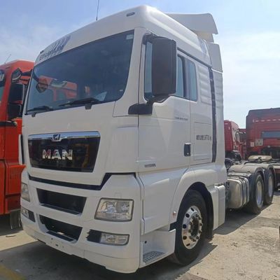 Estándar de emisiones Euro 5 470 caballos de fuerza Tractor pesado de la serie MAN con camión usado