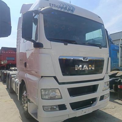 Estándar de emisiones Euro 5 470 caballos de fuerza Tractor pesado de la serie MAN con camión usado