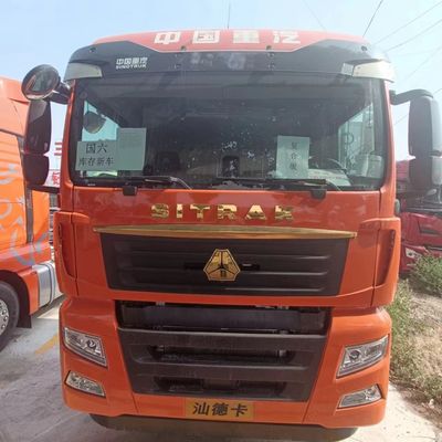540 Sitrak G7s Diseño de neumáticos sin tubo 6 × 4 camión de ruedas motrices para transporte de carga pesada