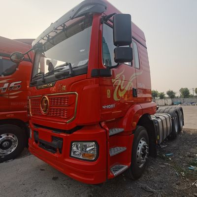 Camión tractor de carga pesada Shacma de 440 CV para remolque de semirremolque hecho de acero al carbono