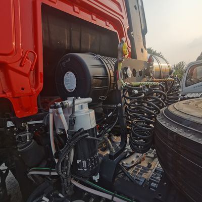 Camión tractor de carga pesada Shacma de 440 CV para remolque de semirremolque hecho de acero al carbono