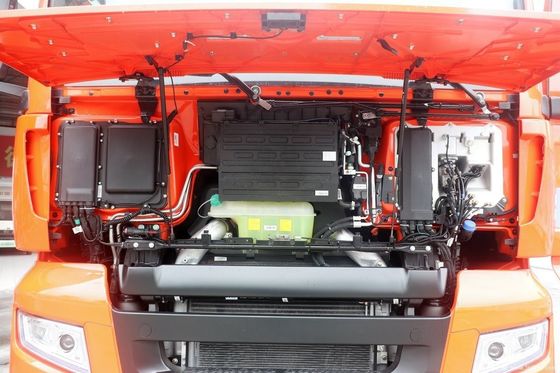 Silla de suspensión aérea Shacman 6X4 Camión de transporte pesado para remolcar semirremolque en línea