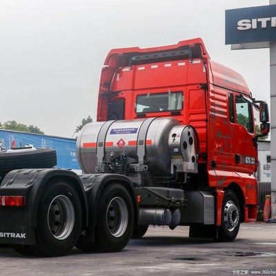 Semiremolque de remolque 6X4 camión Shacman de trabajo pesado con tanque de combustible de 1000L y asientos ≤5