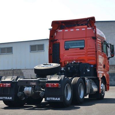 Silla de suspensión aérea equipada HOWO CNG de carga pesada camión tractor para el transporte de semirremolques