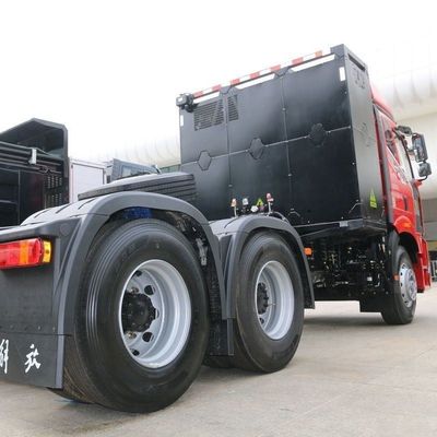FAW Jiefang J6p camión pesado 6X4 tractor de intercambio eléctrico puro con 12 engranajes manuales