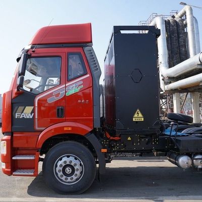 FAW Jiefang J6p camión pesado 6X4 tractor de intercambio eléctrico puro con 12 engranajes manuales