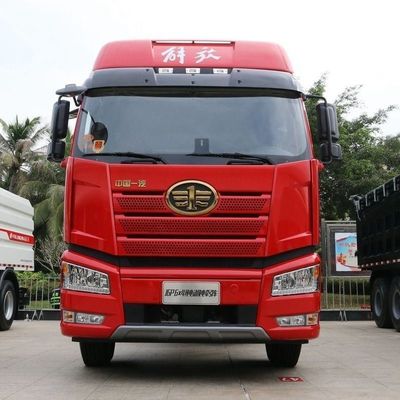 FAW Jiefang J6p camión pesado 6X4 tractor de intercambio eléctrico puro con 12 engranajes manuales