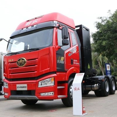 FAW Jiefang J6p camión pesado 6X4 tractor de intercambio eléctrico puro con 12 engranajes manuales