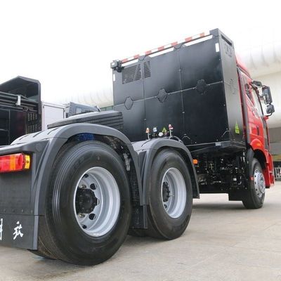 7.36m*2.55m*4m Tamaño FAW Jiefang J6p 6X4 Tractor de intercambio eléctrico puro 460HP Euro 3