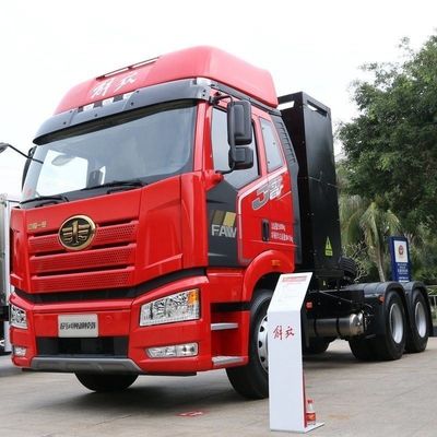 7.36m*2.55m*4m Tamaño FAW Jiefang J6p 6X4 Tractor de intercambio eléctrico puro 460HP Euro 3