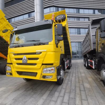 Sinotruck Tipper camión de descarga usado con dirección hidráulica 30t capacidad de carga y vender
